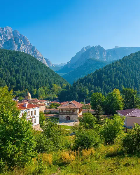 Bulgarien Dorf in den Bergen
